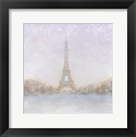 Framed Eiffel with Gold