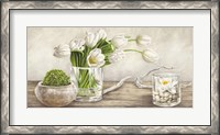Framed Arrangement with Tulips