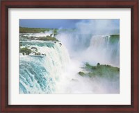 Framed Iguazu Falls, Brazil