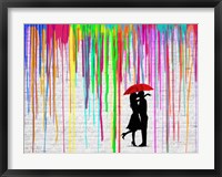 Framed Romance in the Rain