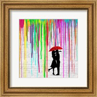 Framed Romance in the Rain (detail)