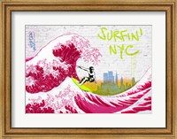 Framed Surfin' NYC