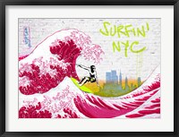 Framed Surfin' NYC