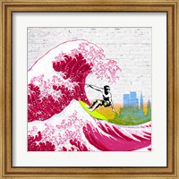 Framed Surfin' NYC (detail)