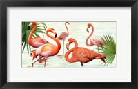 Framed Flamingos