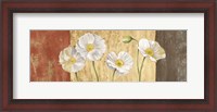 Framed Poppies on Smooth Background