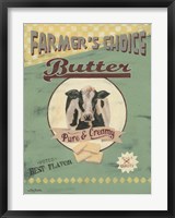 Framed Farmer's Choice Butter