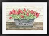 Framed Farmer's Market Tulips