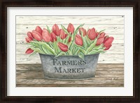 Framed Farmer's Market Tulips