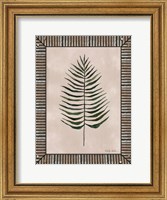 Framed Areca Leaf Galvanized