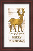 Framed Reindeer Merry Christmas