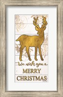 Framed Reindeer Merry Christmas
