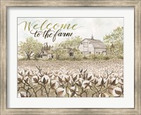 Framed Welcome to the Farm