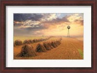 Framed Amish Country Sunrise