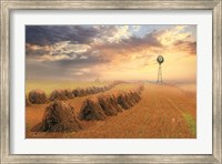 Framed Amish Country Sunrise