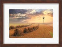 Framed Amish Country Sunrise