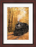 Framed Fall Locomotive
