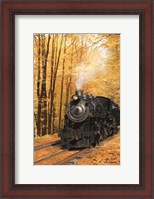 Framed Fall Locomotive