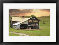 Framed Mail Pouch Barn