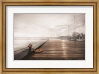 Framed Newport Dock I