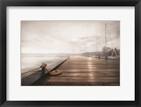 Framed Newport Dock I