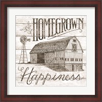Framed Homegrown Happiness