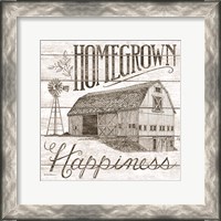 Framed Homegrown Happiness