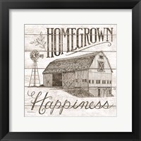 Homegrown Happiness Framed Print
