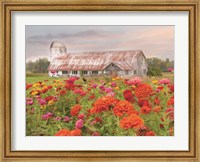 Framed Vermont Flowers