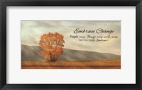 Framed Embrace Change