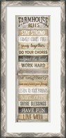 Framed Farmhouse Rules