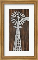 Framed Metal Windmill