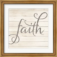 Framed Simple Words - Faith