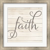 Framed Simple Words - Faith