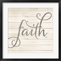 Framed Simple Words - Faith