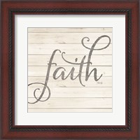 Framed Simple Words - Faith