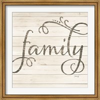 Framed Simple Words - Family