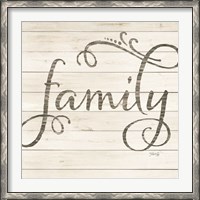 Framed Simple Words - Family