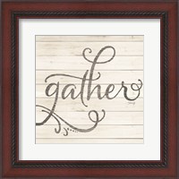 Framed Simple Words - Gather