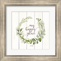 Framed My Happy Place Wreath