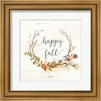 Framed Happy Fall