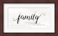 Framed Family