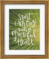 Framed Grateful Heart