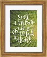 Framed Grateful Heart