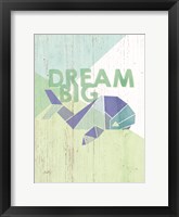 Dream Big Whale Framed Print