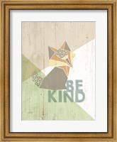 Framed Be Kind Fox
