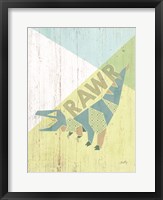 Framed Rawr Dinosaur