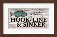 Framed Hook, Line & Sinker