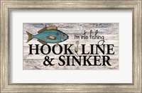 Framed Hook, Line & Sinker