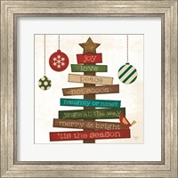 Framed Christmas Tree Sentiments